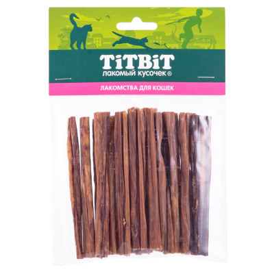 TiTBiT   Лакомство для кошек Кишки бараньи, мягкая упаковка, 34 гр