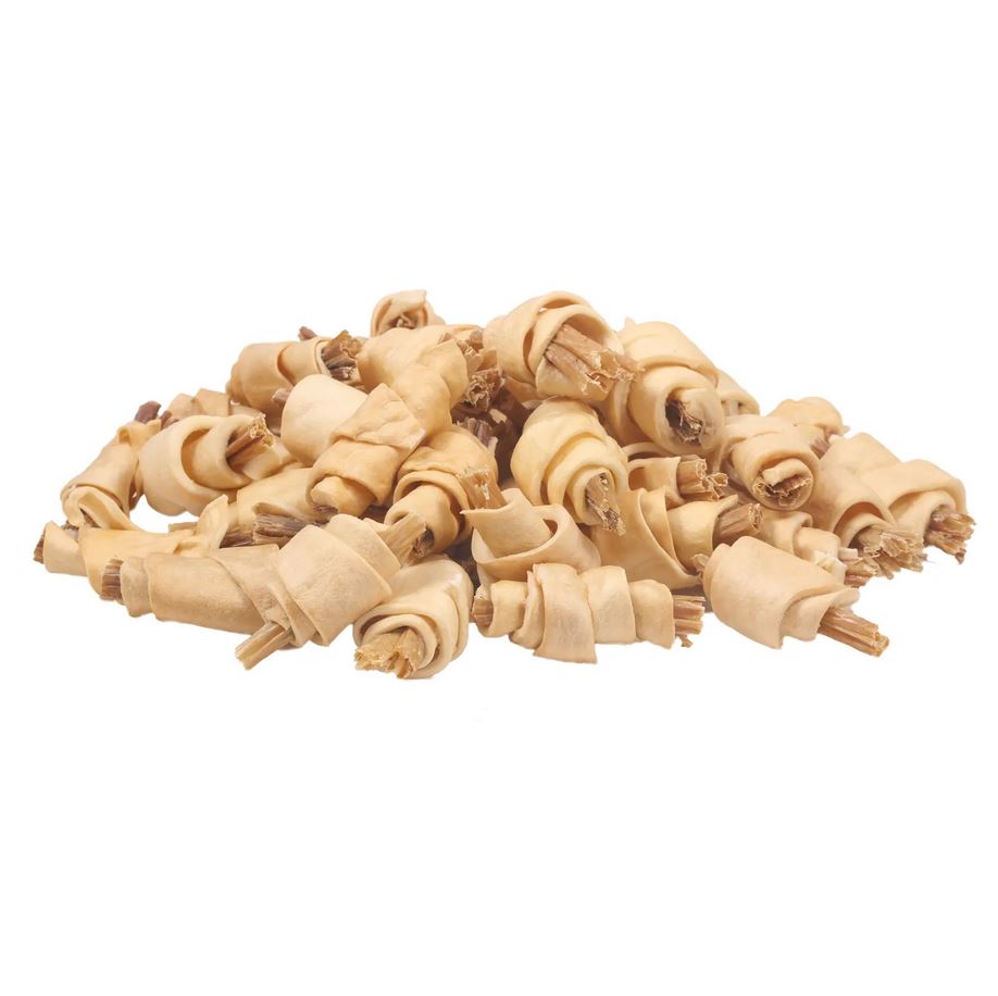 TiTBiT Лакомство для собак Рогалики из кожи с начинкой, банка 3.3 л, 400 г