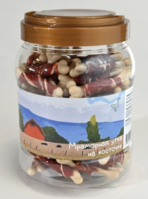 NORD FARM Мраморная утка на кальциевой косточке, 800 г