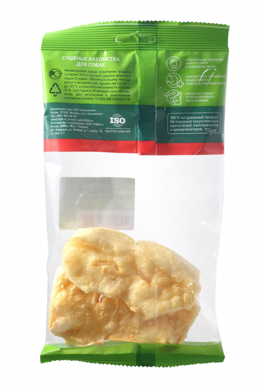 TiTBiT Лакомство для собак Нос бараний 2 шт, мягкая упаковка,   15г