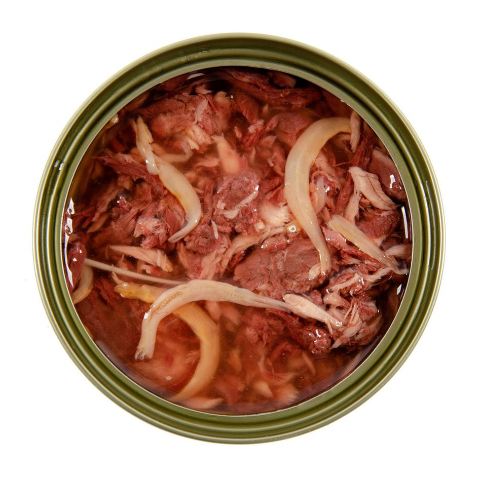 ELITECAT Консервы  дополнительного питания для взрослых кошек и котят "Тунец с мальками" сочные кусочки 85г