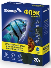 ФЛЭК ТРОПИЧЕСКИЙ   ХЛОПЬЕВИДНЫЙ КОРМ ДЛЯ ТРОПИЧЕСКИХ АКВАРИУМНЫХ РЫБ