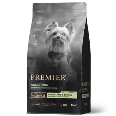 Premier Dog Lamb&Turkey ADULT Mini      Ягненок с индейкой для собак мелких пород     1 кг