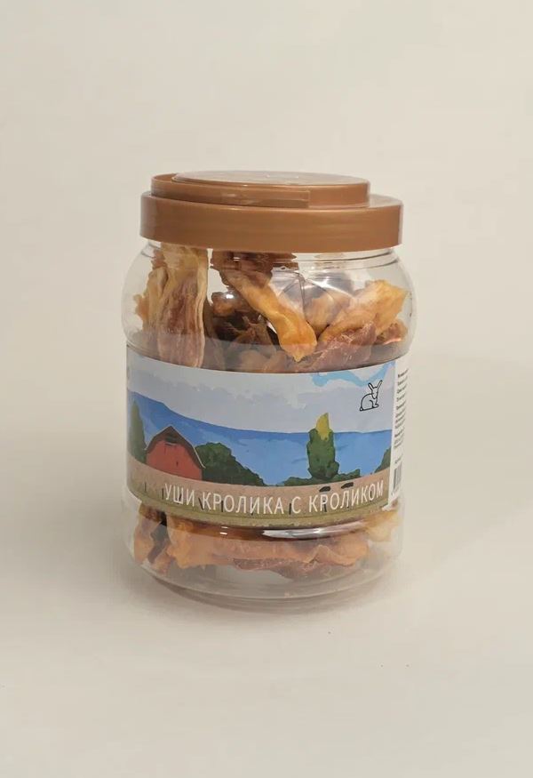 NORD FARM Лакомство дл собак Уши кролика с кроликом - 600 гр