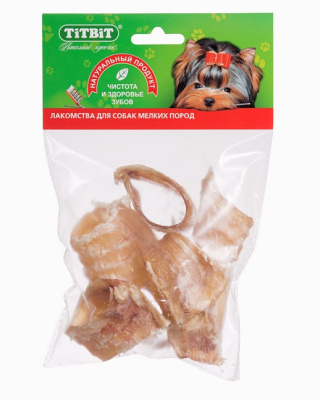 TITBIT Лакомство для собак Колечки из трахеи, мягкая упаковка, 60 г